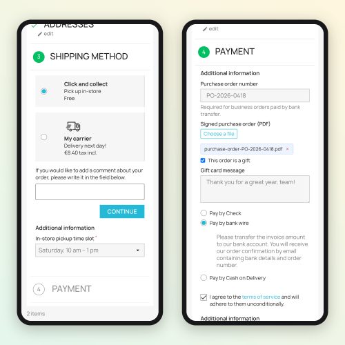 Mobile checkout
